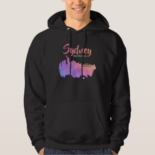 Sydney Australia City Cityscape Skyline Funny Gift Hoodie