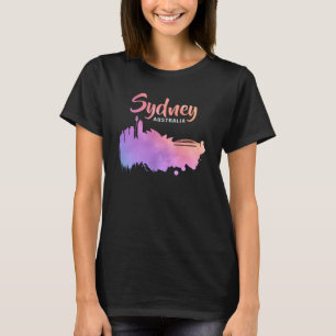 Sydney Australia City Cityscape Skyline Funny Gift T-Shirt