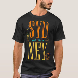 Sydney Australia City Sign T-Shirt