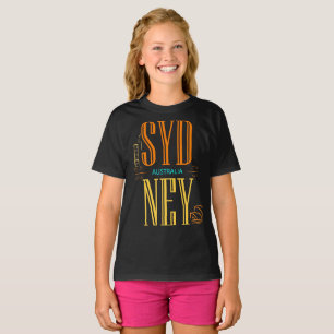 Sydney Australia City Sign T-Shirt