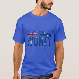 Sydney Australia city silhouette design friend T-Shirt