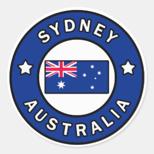 Sydney Australia Classic Round Sticker