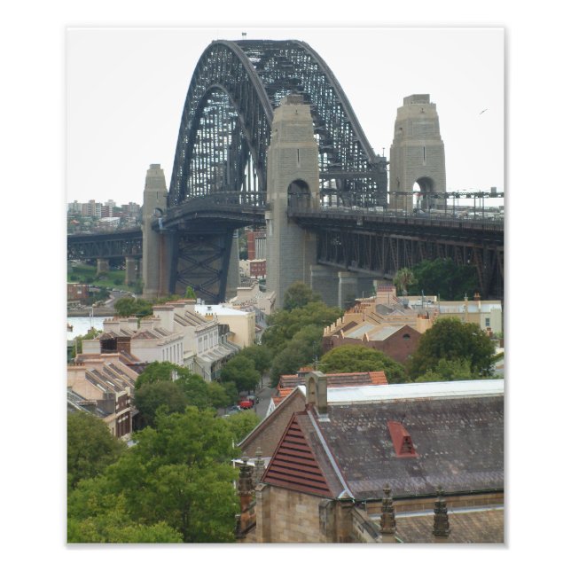 Sydney, Australia. Harbour Bridge. Photo Print (Front)