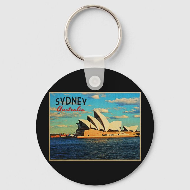 Sydney Australia Key Ring (Front)