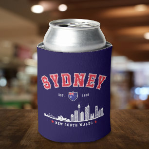 Sydney Australia Modern Skyline City Can Cooler