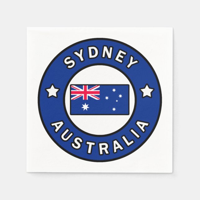 Sydney Australia Napkin (Front)