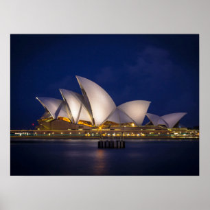 Sydney Australia Opera House Holiday Postcard Poster