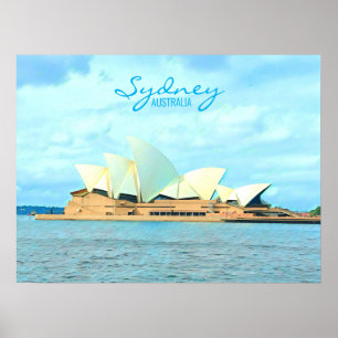 Sydney Australia Opera House travel print