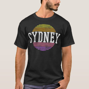 Sydney Australia Retro Vintage Souvenir Gift Aussi T-Shirt