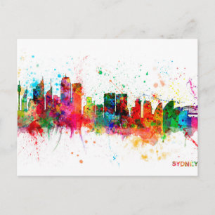 Sydney Australia Skyline Postcard