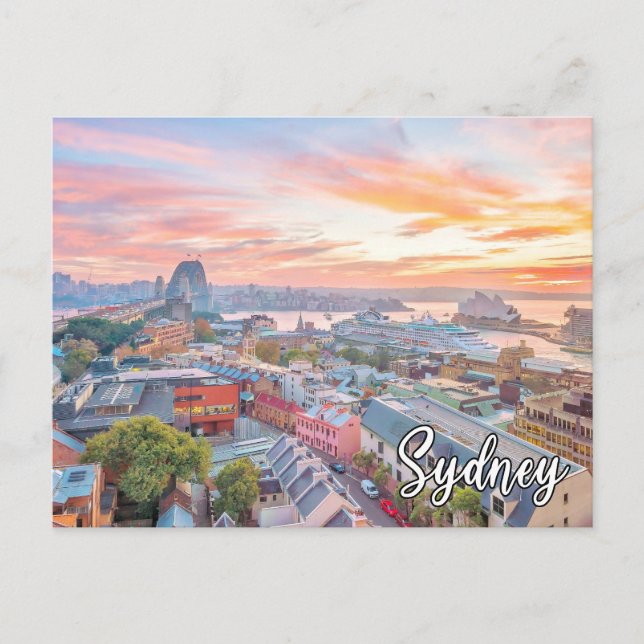 Sydney, Australia Skyline Postcard (Front)