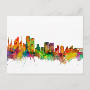 Sydney Australia Skyline Postcard
