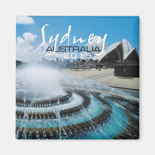 Sydney Australia Souvenir Magnet Change Year