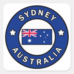 Sydney Australia Square Sticker