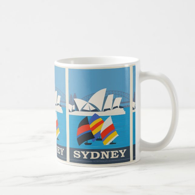 Sydney, Australia Travel Holiday Coffee Mug (Right)