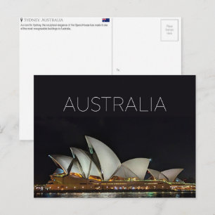 Sydney, Australia Travel Postcard