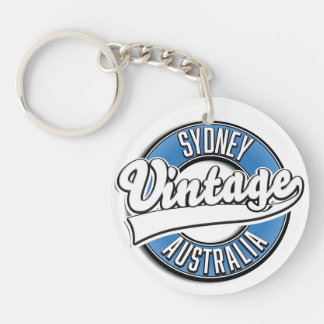 Sydney Australia Vintage style logo Key Ring