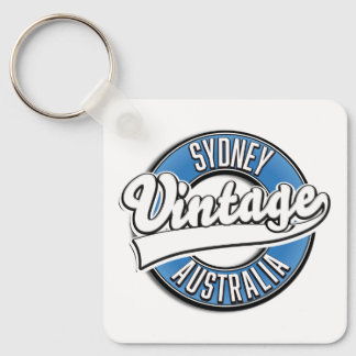 Sydney Australia Vintage style logo Key Ring
