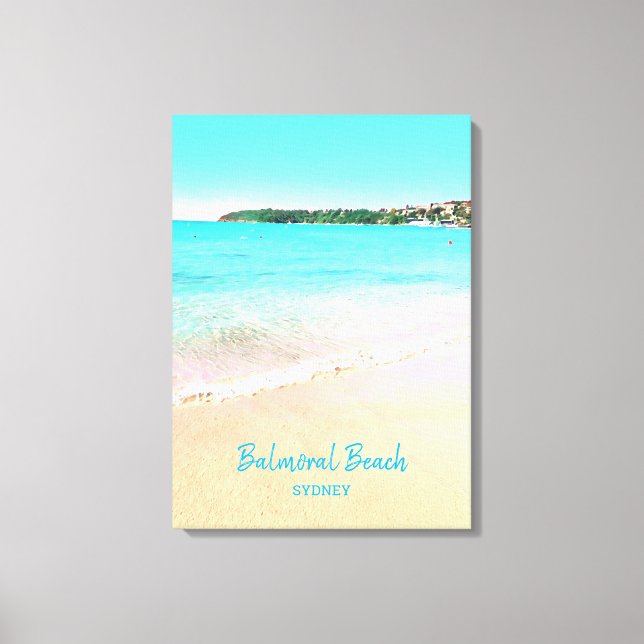 Sydney Balmoral Beach nature scenery Canvas Print (Front)