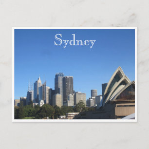 sydney blue postcard