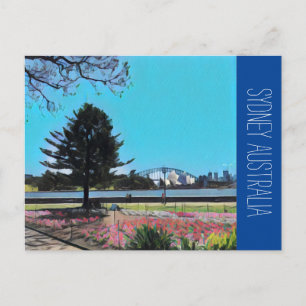 sydney botanic gardens postcard