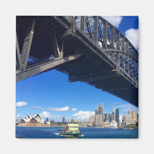 sydney bridge ferry magnet