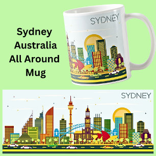 SYDNEY City Illustration Coffee Mug