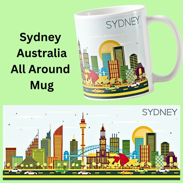SYDNEY City Illustration Coffee Mug (Creator Uploaded)