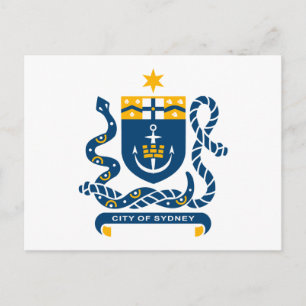 Sydney Coat of Arms Postcard