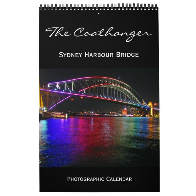 sydney coathanger photography calendar (Cover)