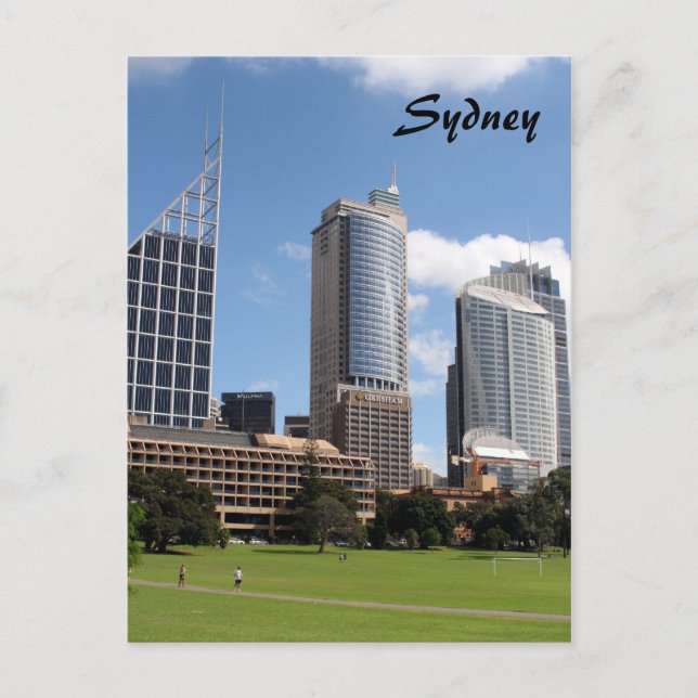 sydney domain view postcard (Front)