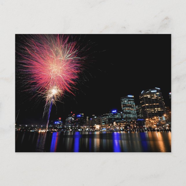 Sydney Fireworks Postcard (Front)