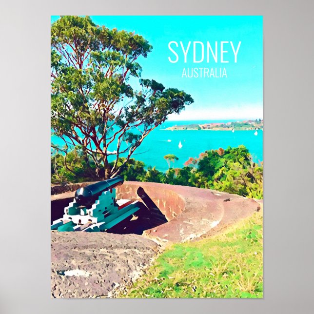 Sydney Georges Head Mosman Australia Poster (Front)