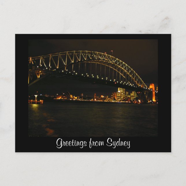 sydney greetings postcard (Front)