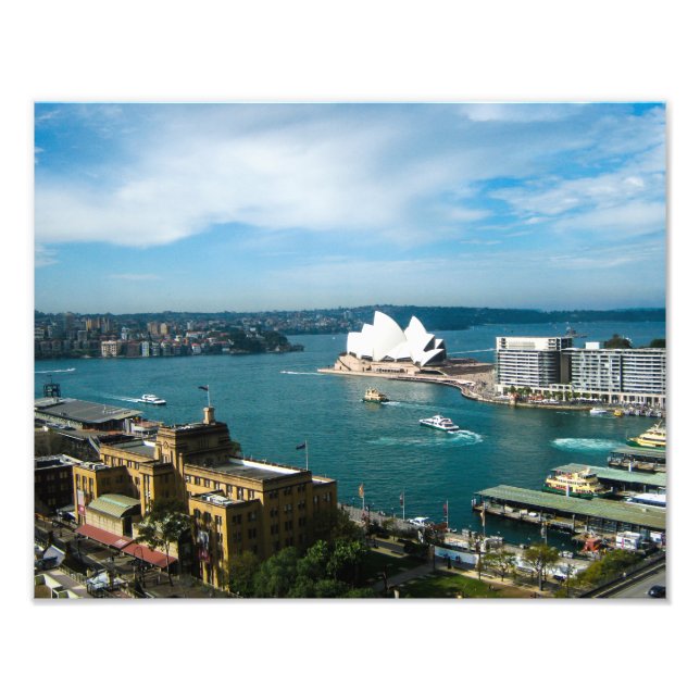 Sydney Harbor and the Opera House - Photo Print (Front)