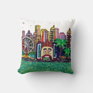 Sydney Harbor Australia by Sequin Dreams Studio Cushion