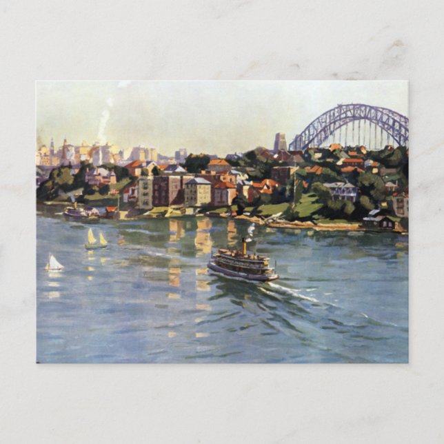 Sydney Harbor Australia Postcard (Front)