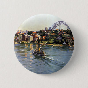 Sydney Harbour Australia 6 Cm Round Badge
