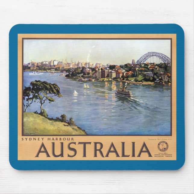 Sydney Harbour, Australia Mouse Mat (Front)