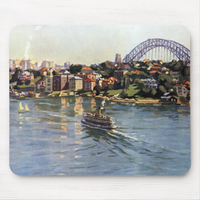 Sydney Harbour Australia Mouse Mat (Front)