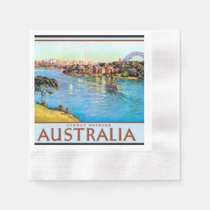 Sydney Harbour Australia Napkin