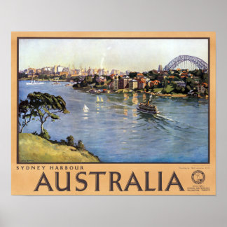 Sydney Harbour, Australia Poster