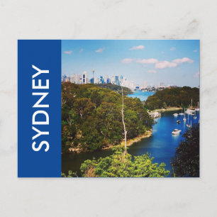 sydney harbour blues postcard