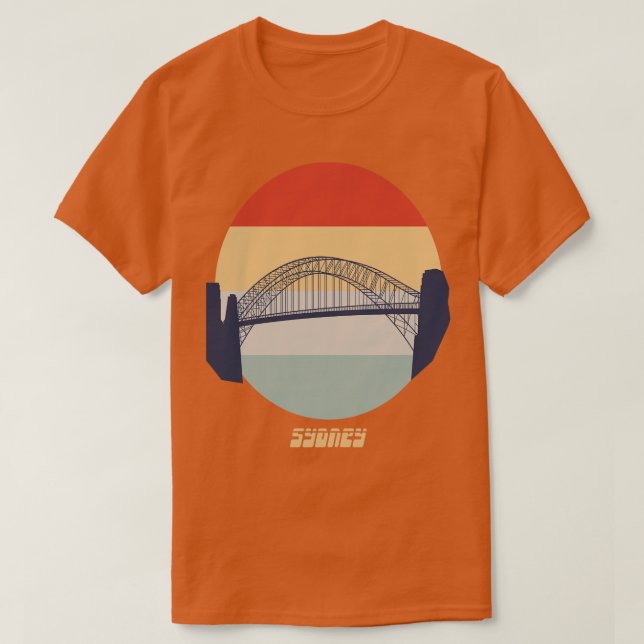 Sydney Harbour Bridge 2 T-Shirt (Design Front)