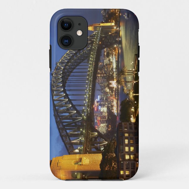 Sydney Harbour Bridge and Park Hyatt Sydney Hotel Case-Mate iPhone Case (Back)