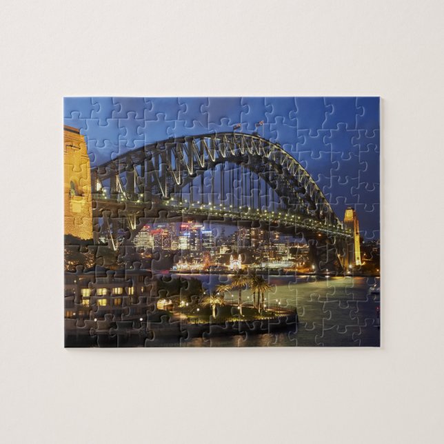 Sydney Harbour Bridge and Park Hyatt Sydney Hotel Jigsaw Puzzle (Horizontal)