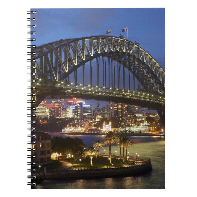 Sydney Harbour Bridge and Park Hyatt Sydney Hotel Notebook (Front)