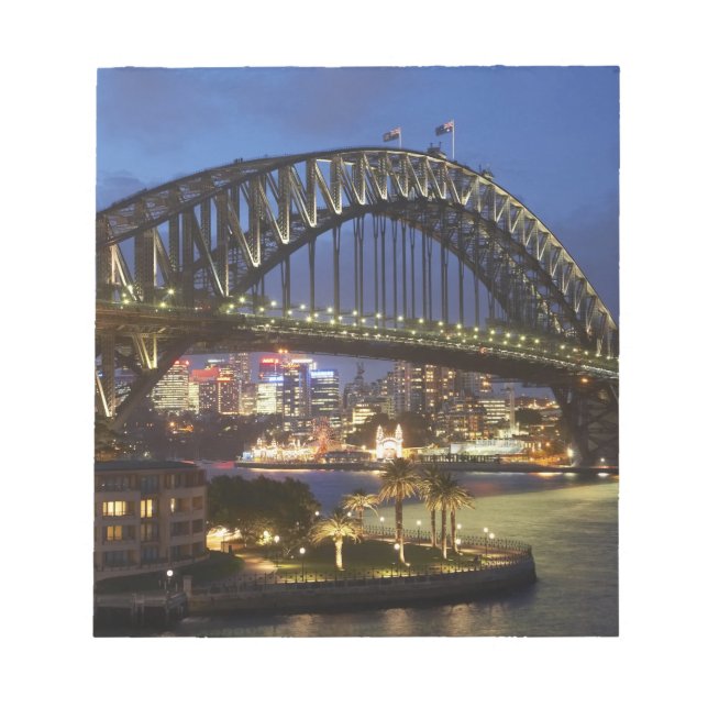 Sydney Harbour Bridge and Park Hyatt Sydney Hotel Notepad (Front)