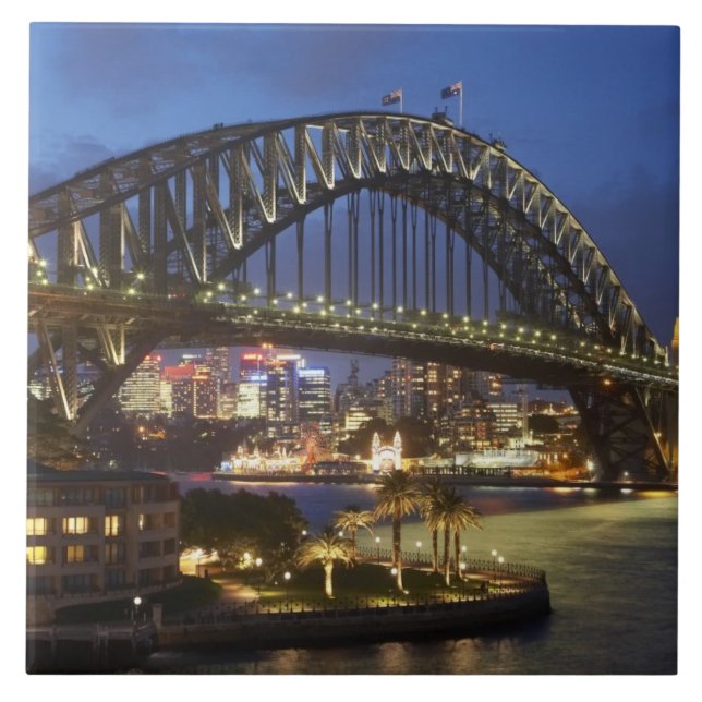 Sydney Harbour Bridge and Park Hyatt Sydney Hotel Tile (Front)