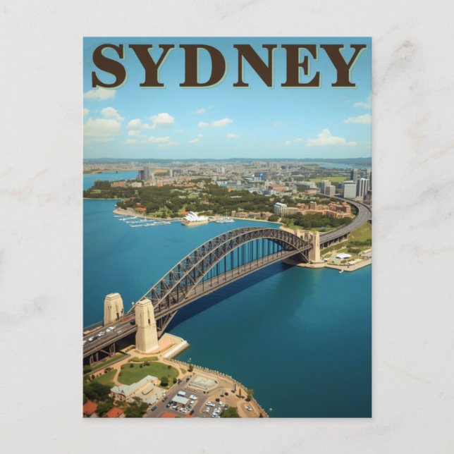 Sydney Harbour Bridge Australia Postcard (Front)